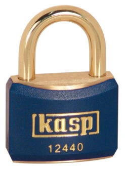 Kasp Brass Padlock 40mm Blue K12440BLUD