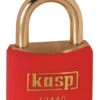 Kasp Brass Padlock 40mm Red K12440REDD