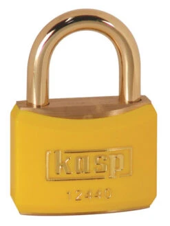 Kasp Brass Padlock 40mm Yellow K12440YELD