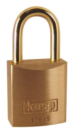 Kasp Premium Brass Padlock 15mm Keyed Alike K12515A1