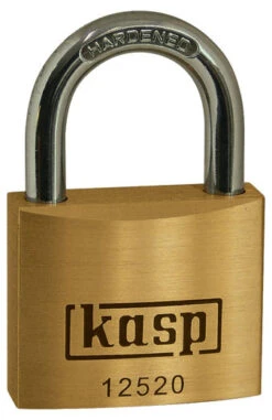 Kasp Premium Brass Padlock 20mm Keyed Alike K12520A3