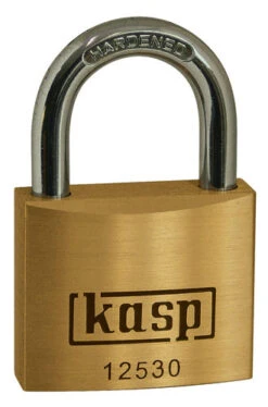 Kasp Premium Brass Padlock 30mm Keyed Alike K12530A6