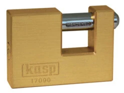 Kasp Brass Shutter Lock 90mm K17090D