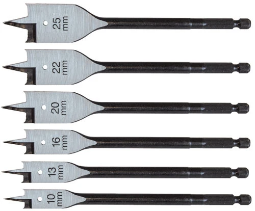 C.K Flat Wood Bit Set/6 T2942P