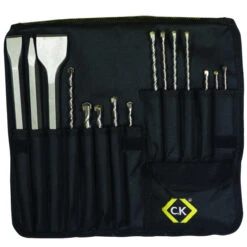 C.K SDS Concrete Drill Bit & Chisel Set Of 15pcs T3133