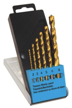 C.K Titanium Nitride Coated Drills Size 2-8mm Set Of 6 T3293