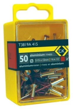 C.K Pop Rivets Aluminium 3.15x9mm Box Of 50 T3819A 412