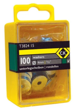 C.K Washers 1/8" Box Of 100 T3824 12