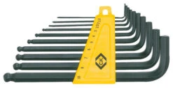 C.K Ball End Hexagon Key Metric Set Of 10 T4443M