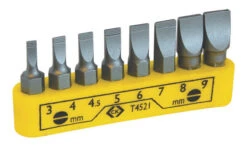 C.K Screwdriver Bit Clip Slotted Set Of 8 T4521