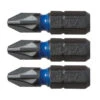 C.K Blue Steel Impact Screwdriver Bit 25mm PZ1 Pack Of 3 T4560 PZ1D