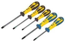C.K Dextro Screwdriver Slotted & PZD Set Of 5 T49153