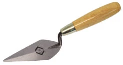 C.K Pointing Trowel Carbon Steel Wood Grip 100mm T5060 4
